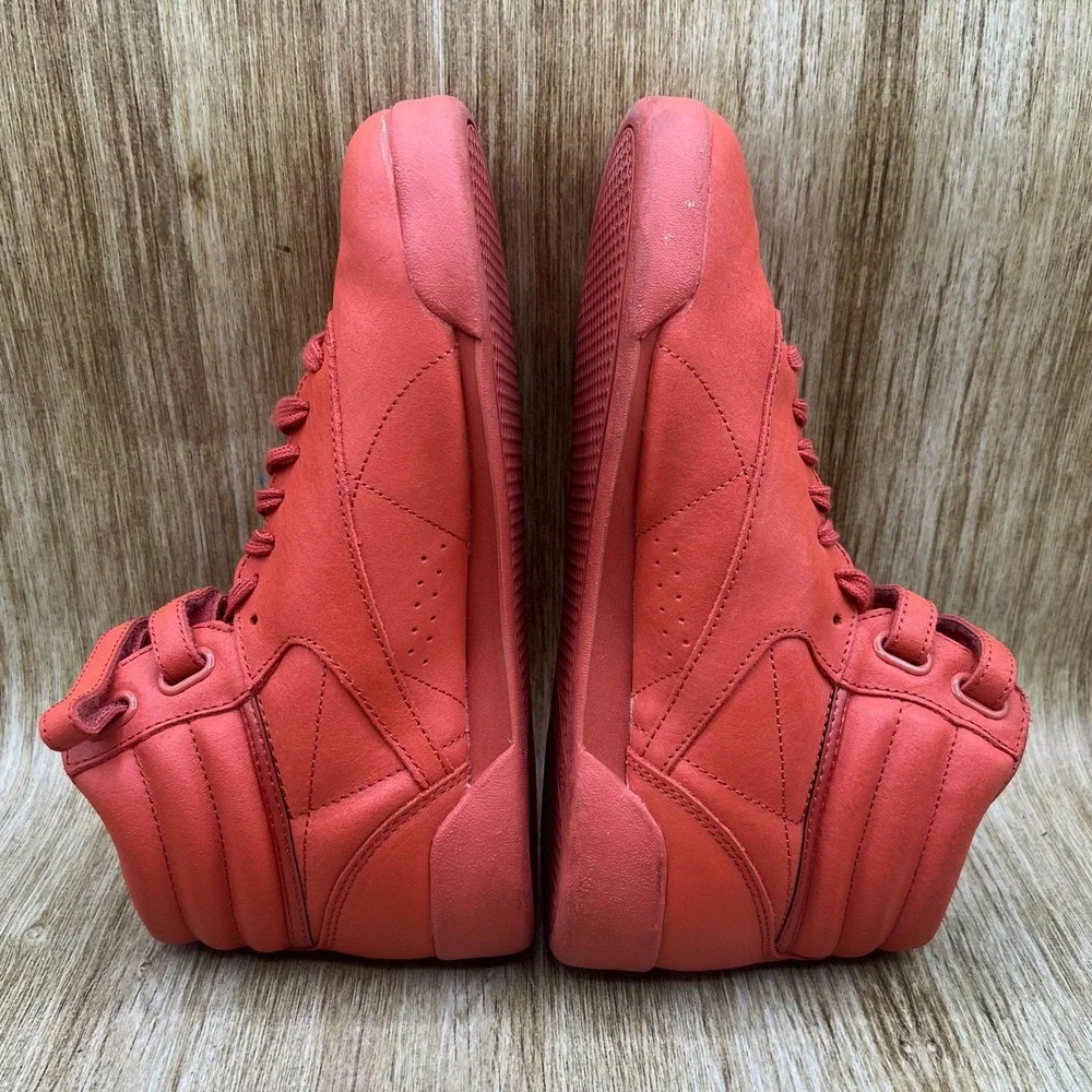 Reebok Freestyle Hi Women's Size 7 Athletic High Top Sneaker Orange Shoes CN5540